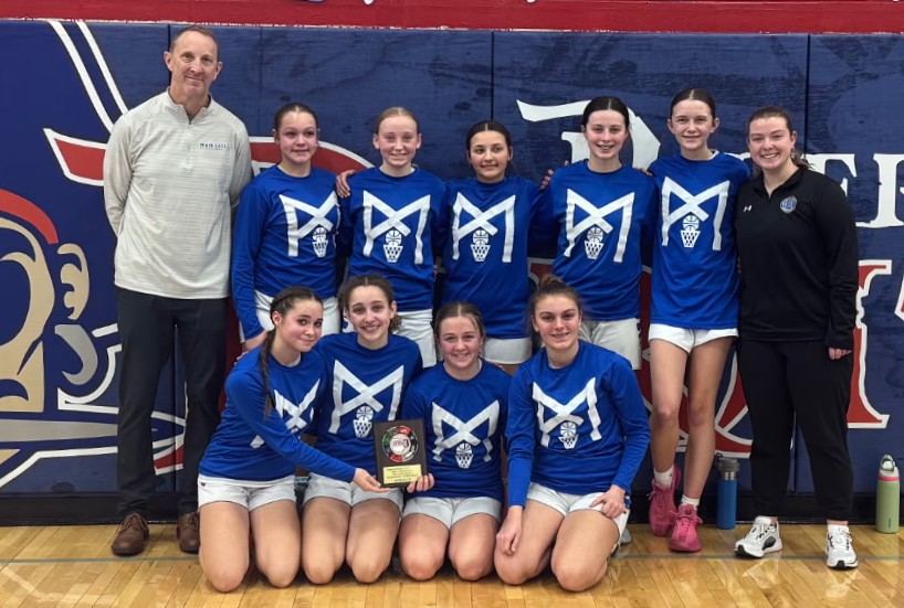 8th grade girls basketball runner-up Miami East